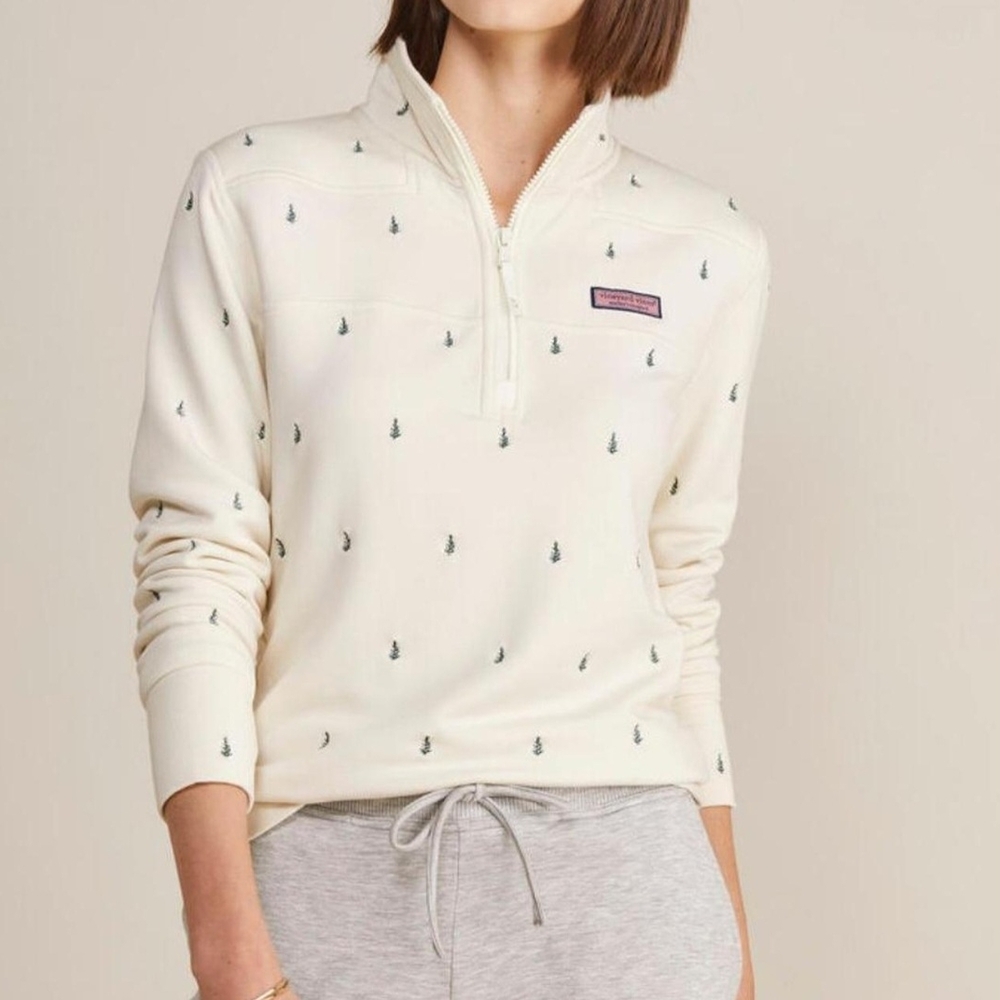Vineyard Vines Purple Polo Collar Hoodie